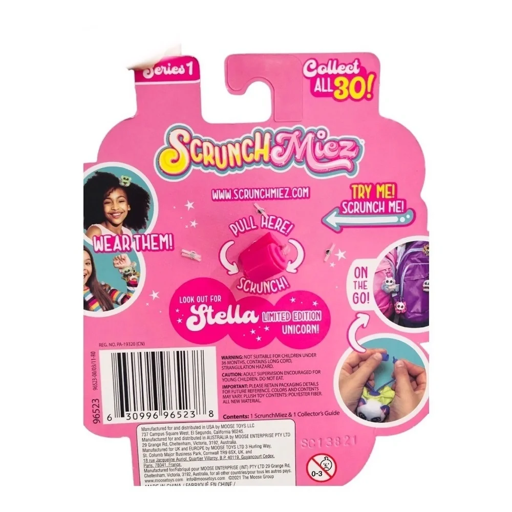 2 pack Scrunchmiez‎ sequin unicorn Roxanne and blue pink Lola new